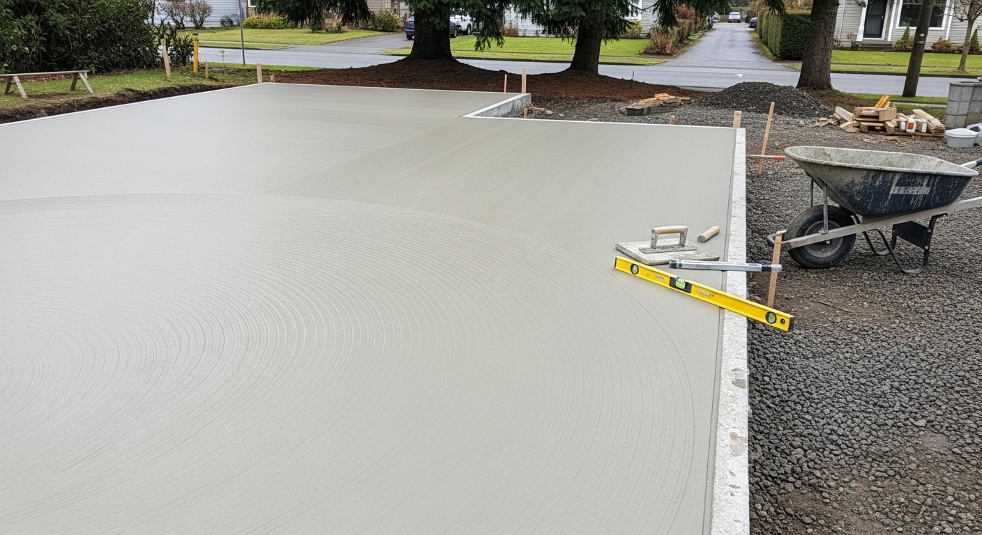 Foundation concrete work for residential construction in Hillsboro Oregon